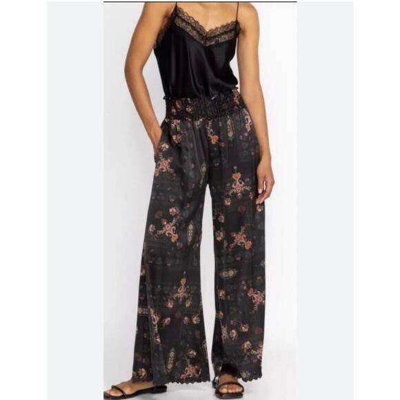 Johnny Was Pants - JOHNNY WAS Silk Blend Manning Wide Leg Pants - XL